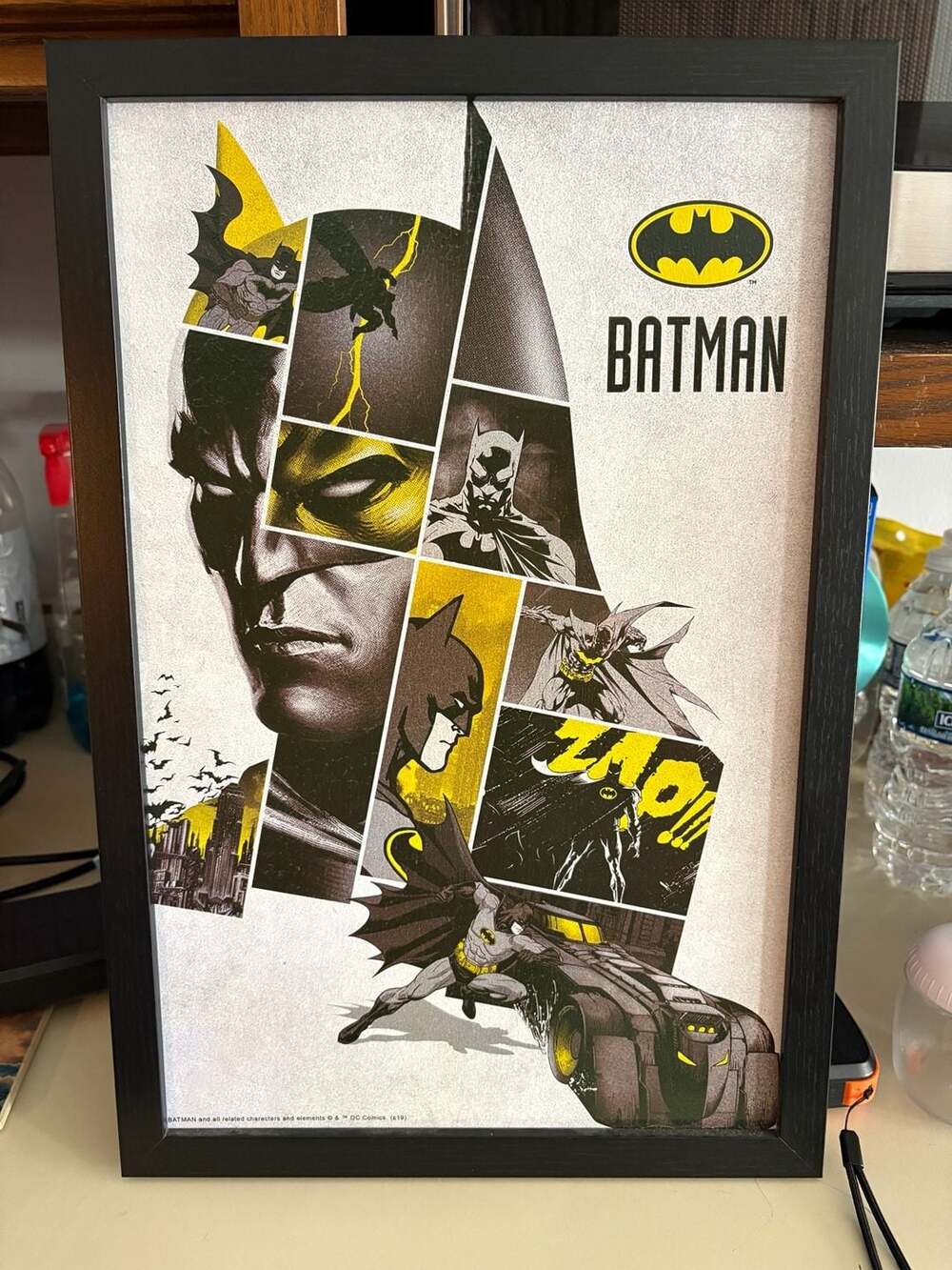 DC Comics Batman 80th Anniversary Framed Collage Art Poster